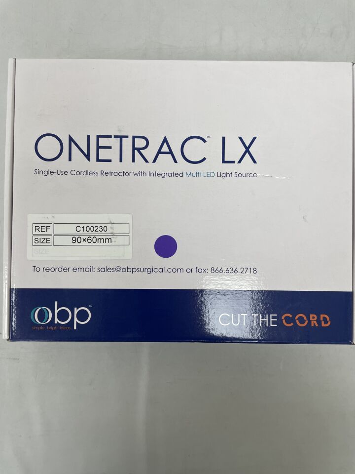 C100230 - OBP - 拋棄式無線照明牽開器 90mm x 60mm,(BX/1)-(有效期限至:2025-08-22)