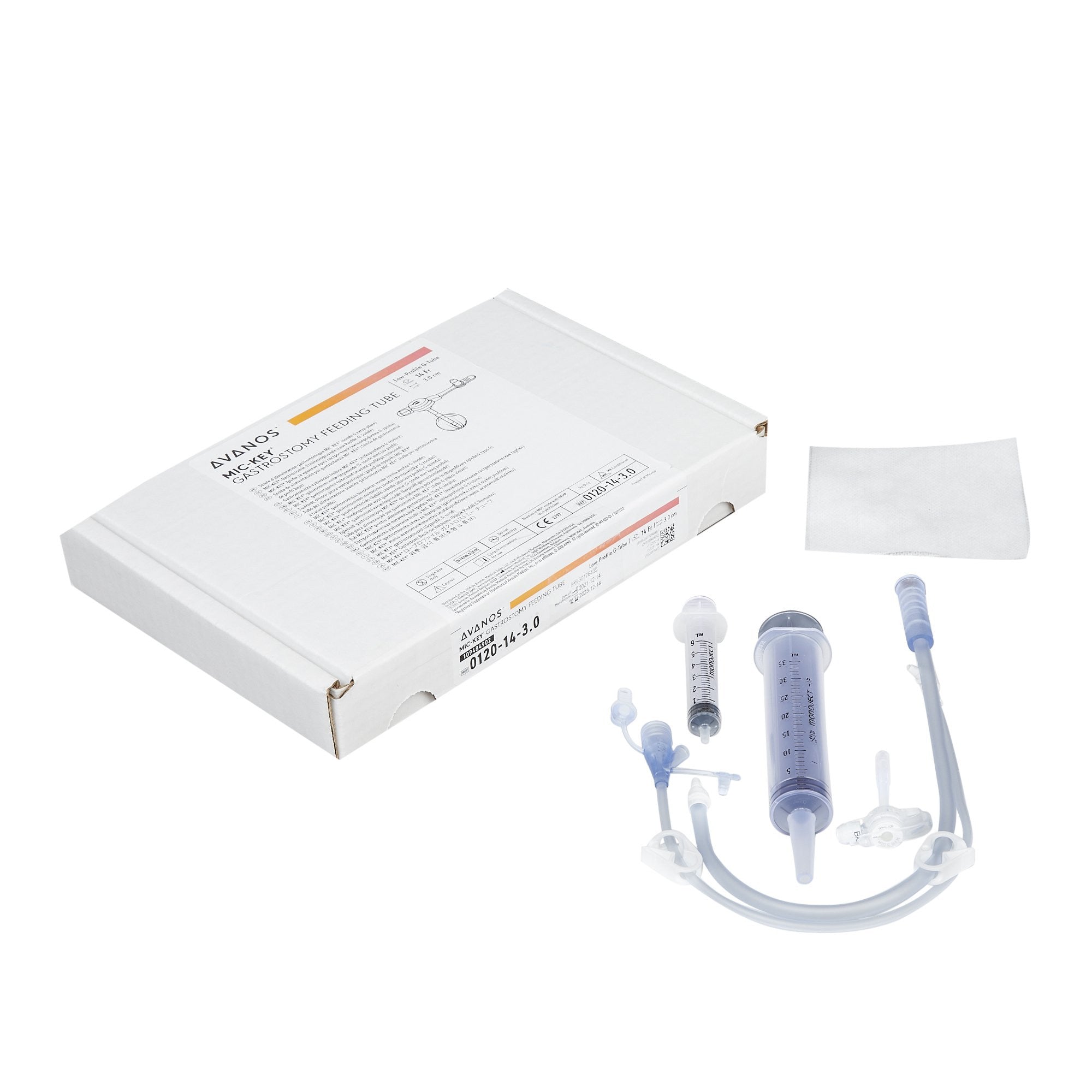 375172 - MIC - MIC-Key Low Profile Gastrostomy Tube Kit 14 Fr. 3.0 cm Tube Silicone Sterile, 0120-14-3.0, Pack of 1, (EA)