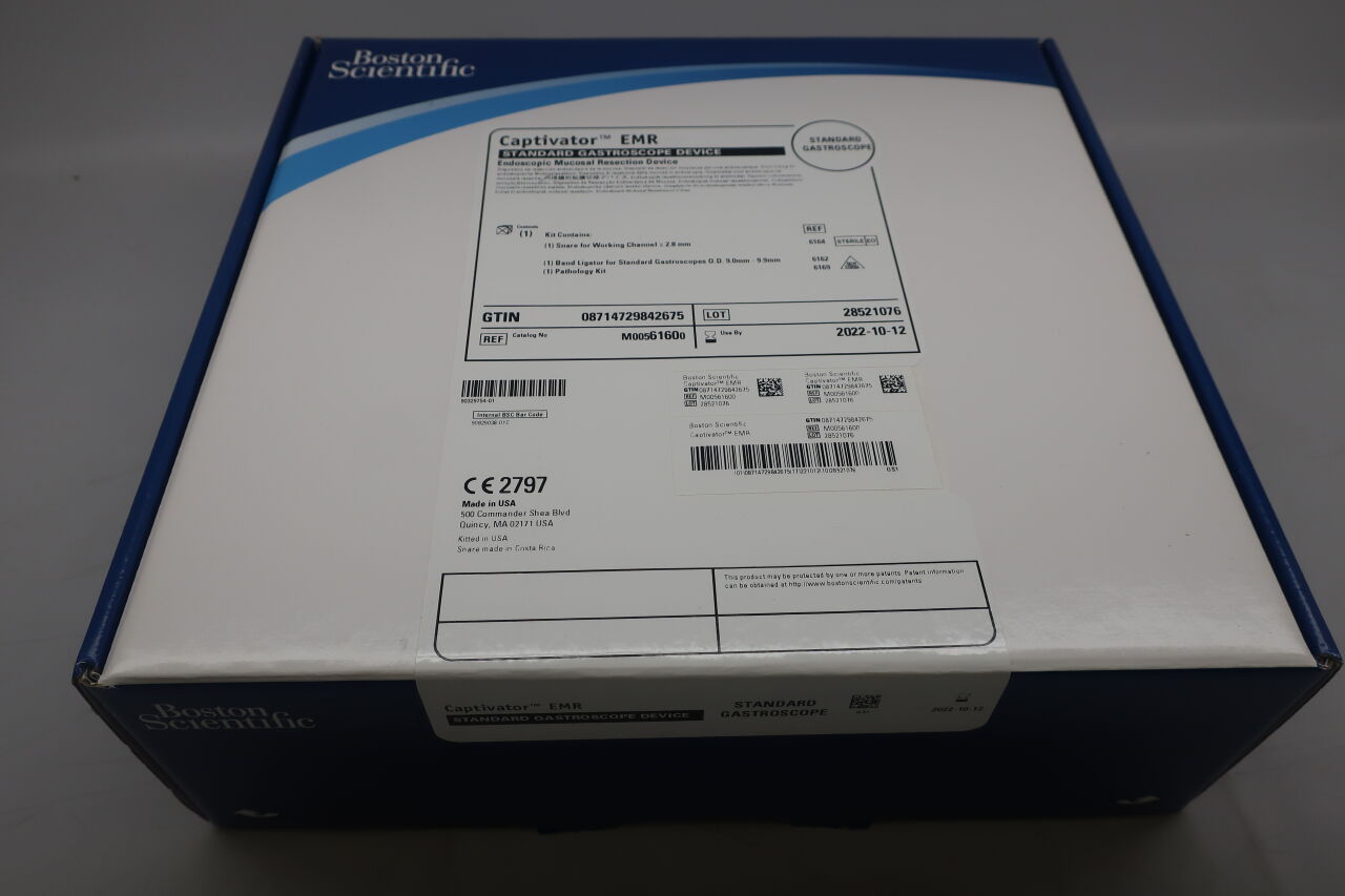 6160 - BOSTON SCIENTIFIC - Captivator EMR Endoscopic Mucosal Resection Device - Standard Gastroscope, (BX/1) - ( Expiry Date: 2023-01-06 )