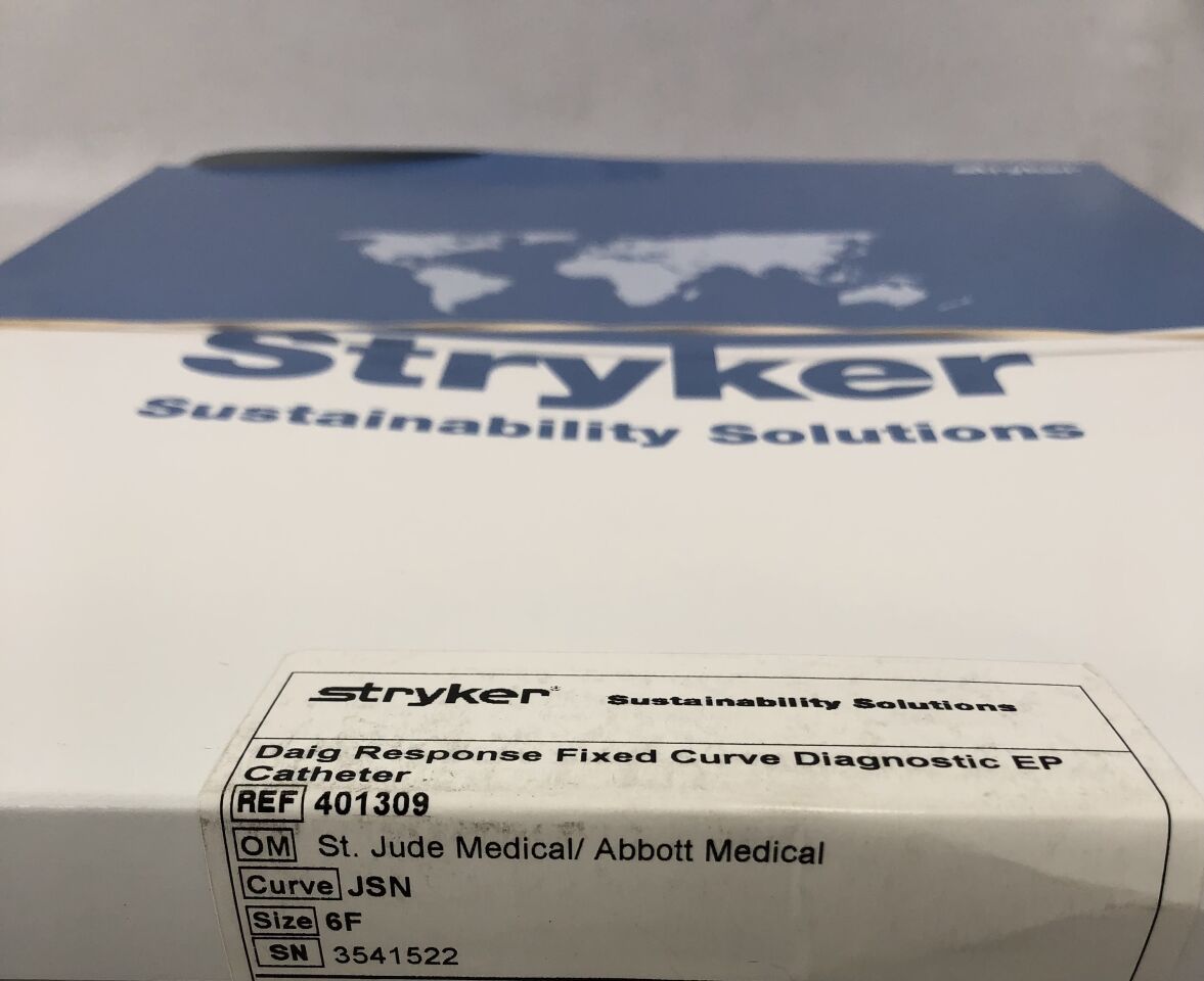 401309 - STRYKER - Reprocessed St. Jude Diag Response Fixed Curve Diagnostic EP Catheter, 6F, (BX/1) - ( Expiry Date: 2023-07-29 )