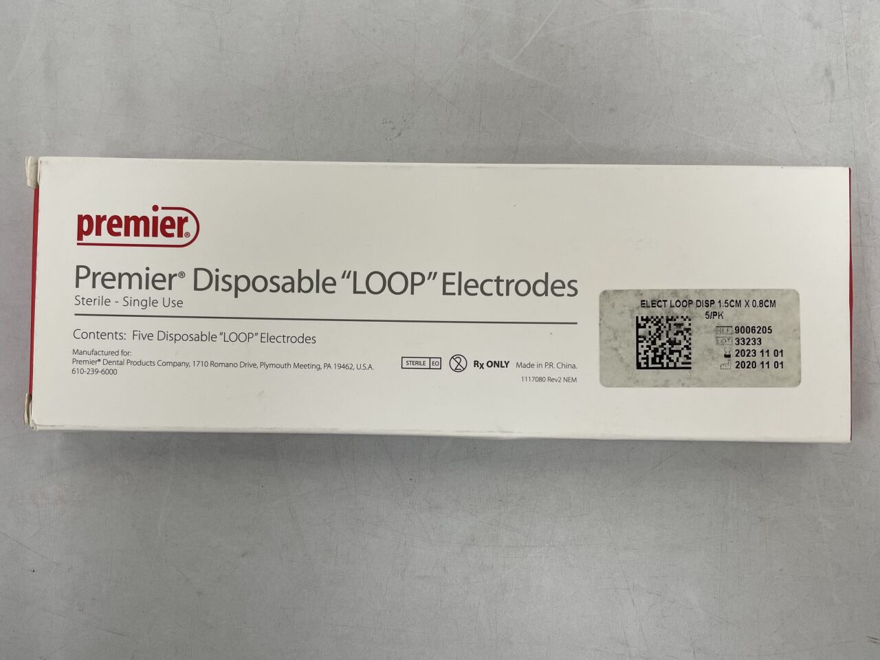 9006205 - PREMIER - Disposable LOOP Electrodes, (BX/5) - ( Expiry Date: 2023-11-11 )