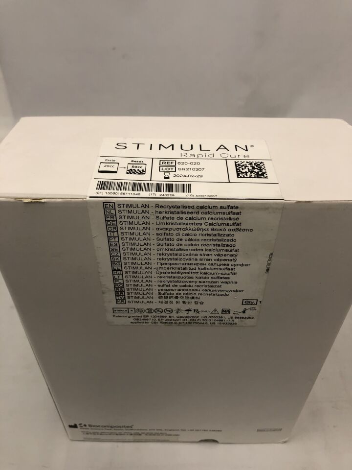 620-020 - BIOCOMPOSITES - Stimulan Rapid Cure 20cc Paste, 50cc Bead, () - ( Expiry Date: 2024-02-29 )