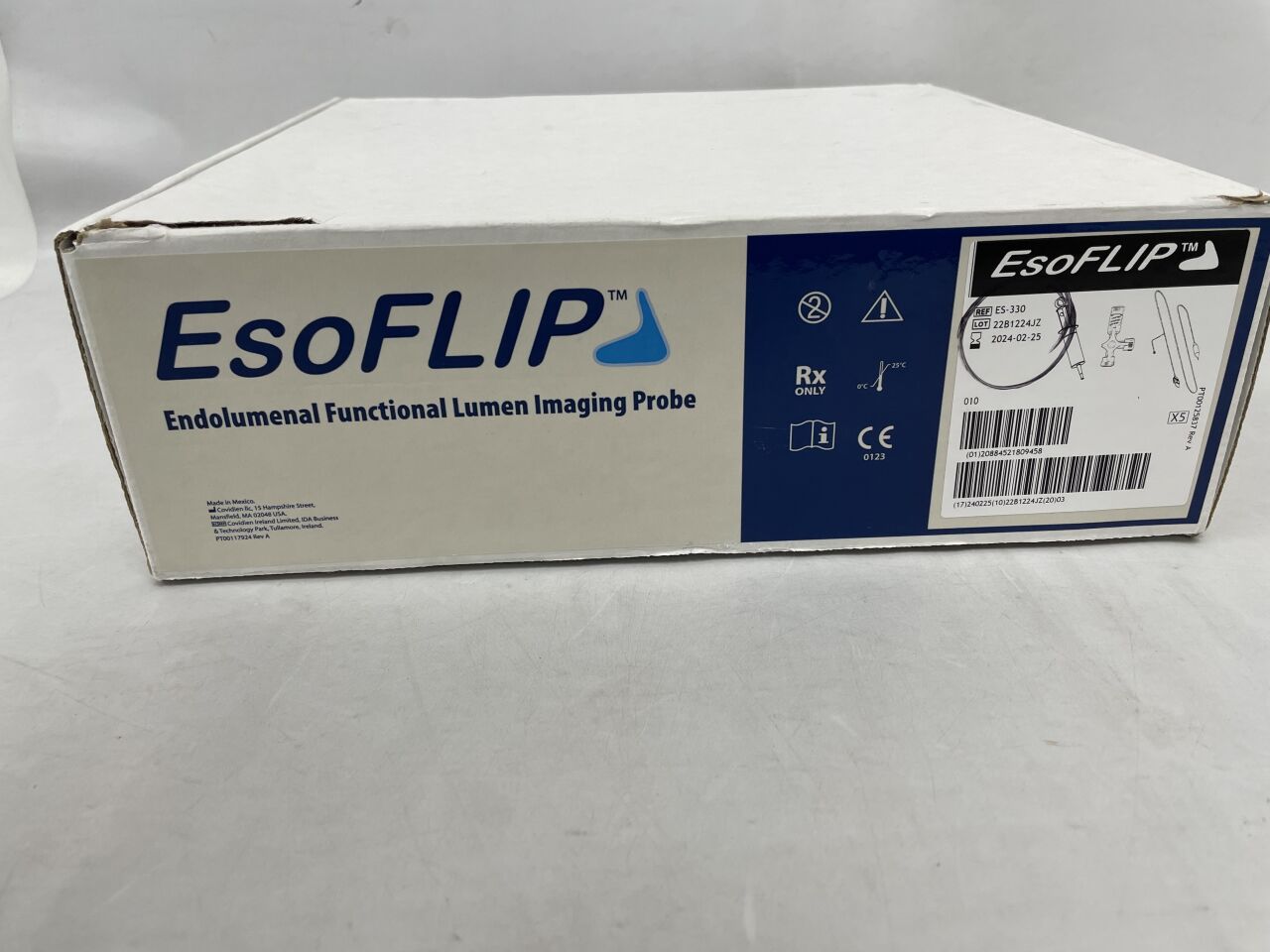 ES-330 - MEDTRONIC - EsoFLIP Endolumenal Functional Lumen Imaging Probe, (BX/1) - ( Expiry Date: 2024-02-25 )