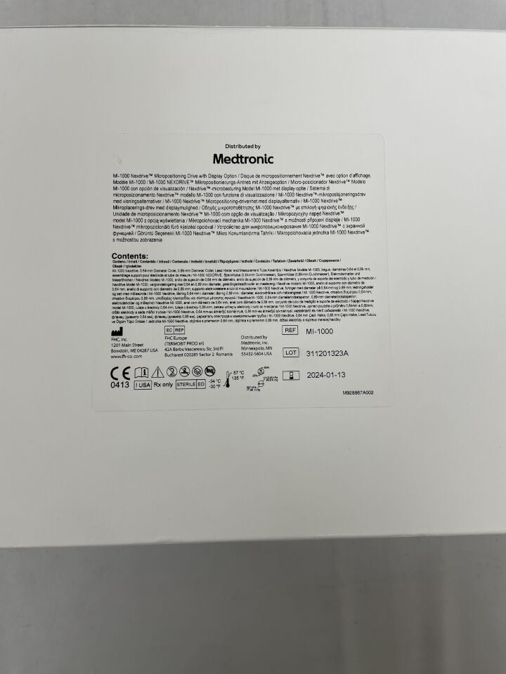 MI-1000 - MEDTRONIC - nexdrive micropositioning drive with display option, (BX/1) - ( Expiry Date: 2024-01-13 )