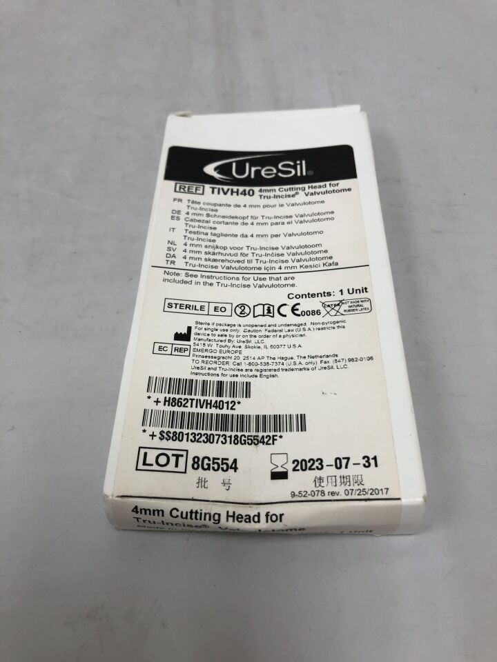 TIVH40 - LEMAITRE - Cutting Head with Tributary 4mm, Head Introduction Sleeve for Tru-Incise Valvulotome, (BX/1) - ( Expiry Date: 2023-07-31 )