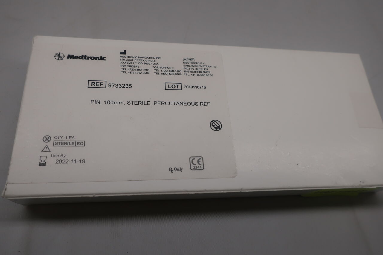 9733235 - MEDTRONIC - Percutaneous Pin, 100mm, () - ( Expiry Date: 2023-11-06 )