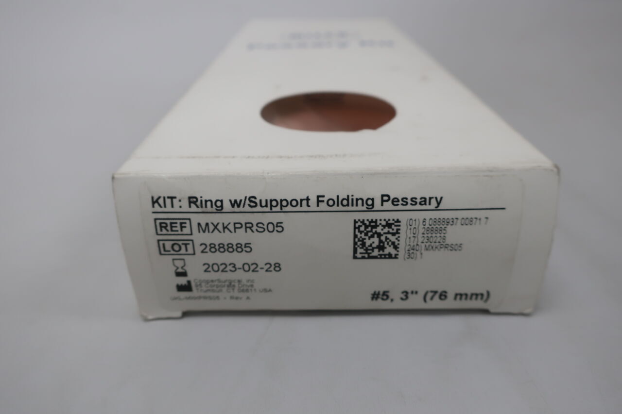 MXKPRS05 - COOPER SURGICAL - ring with support folding pessary #5; 3" (76mm), () - ( Expiry Date: 2023-10-28 )