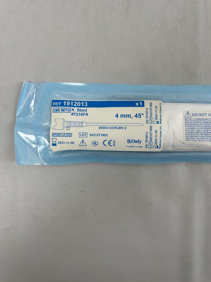 1912013 - MEDTRONIC - Cleaning Sheath, For Karl Storz 7210FA Arthroscope, 4 mm Size, 45°, () - ( Expiry Date: 2023-12-02 )
