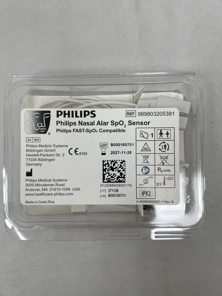 989803205381 - PHILIPS - Nasal Alar SpO2 Sensor , ( EA ) - ( Expiry Date : 2027-11-28 )