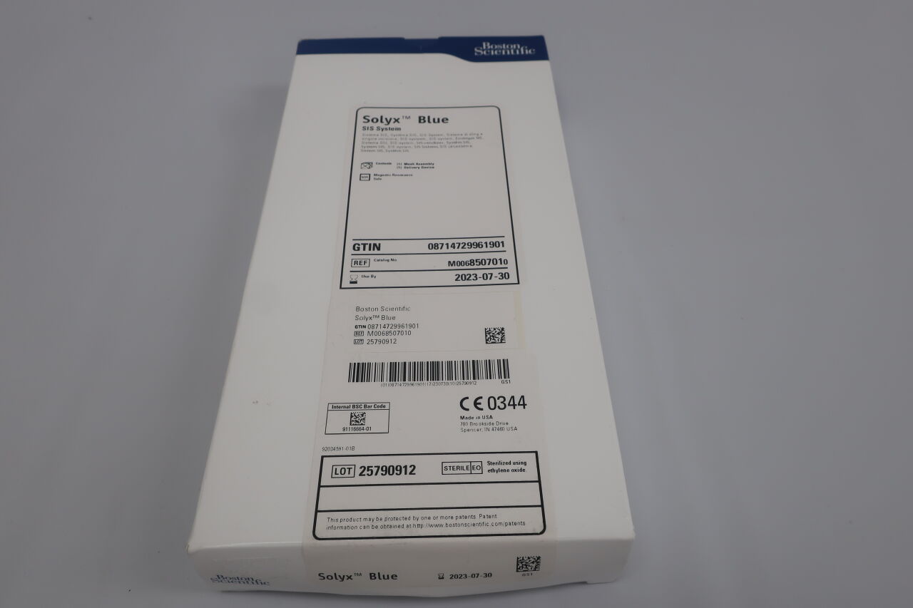 850701 - BOSTON SCIENTIFIC - SOLYX Blue SIS SYSTEM, () - ( Expiry Date: 2024-07-14 )