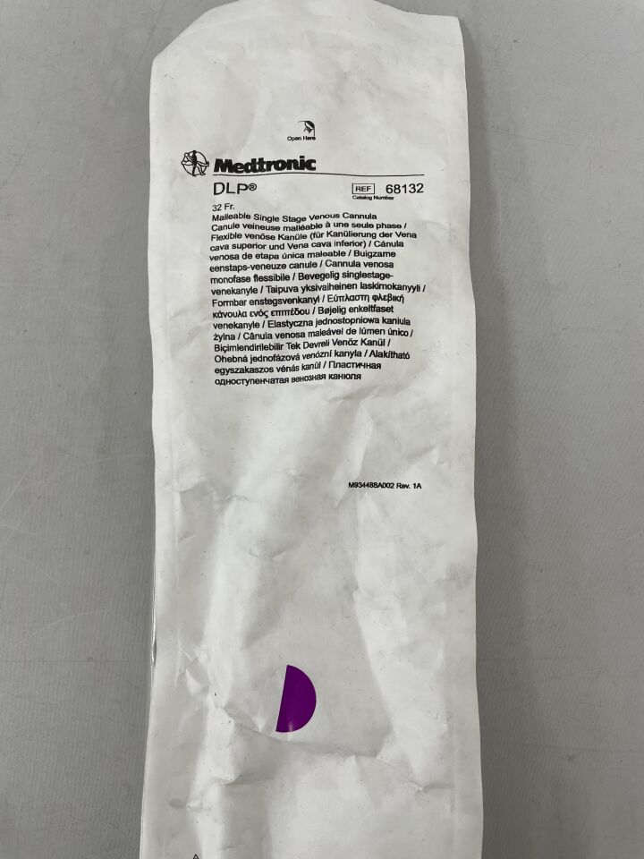 68132 - MEDTRONIC - DLP Single Stage Venous Cannula, Malleable 32F, (EA) - ( Expiry Date: 2023-12-16 )
