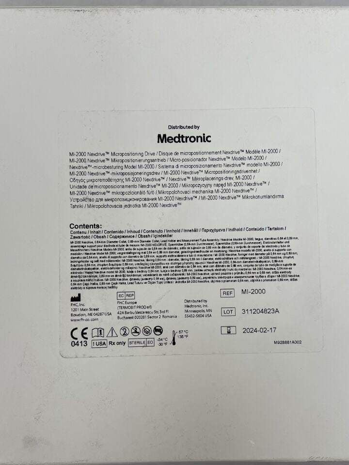 MI-2000 - MEDTRONIC - Micropositioning Drive, () - ( Expiry Date: 2024-02-17 )