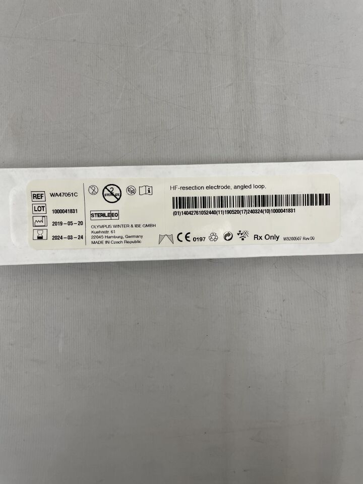 WA47051C - OLYMPUS - HF Resection Electrode, Angled Loop, (EA) - ( Expiry Date: 2024-03-24 )