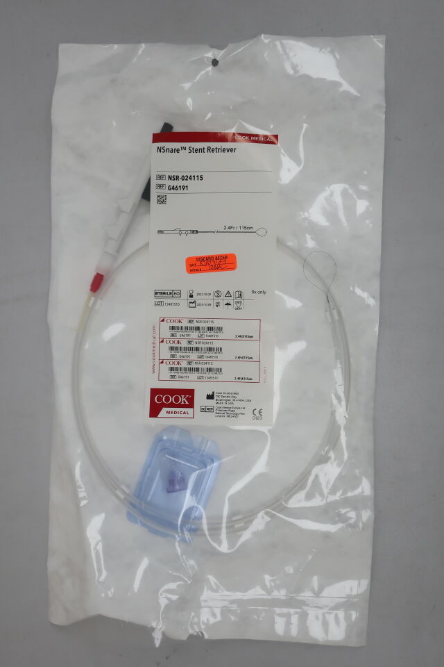 G46191 - COOK - NSnare Stent Retriever 2.4fr/115CM, (EA) - ( Expiry Date: 2024-02-19 )