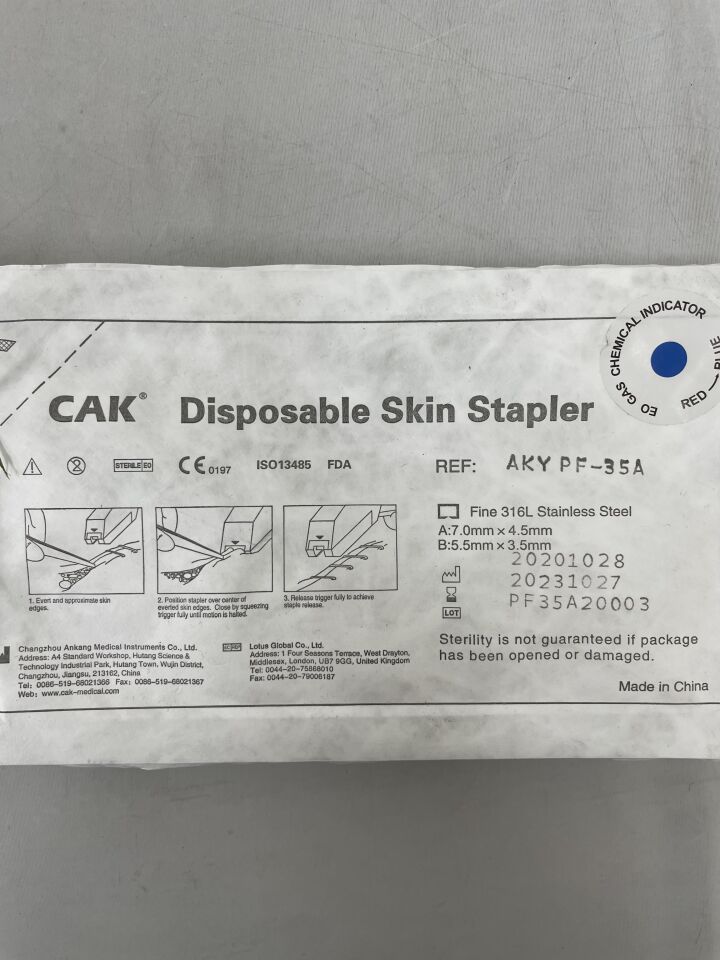 AKYPF-35A - CAK MEDICAL - Disposable Skin Stapler, (EA)