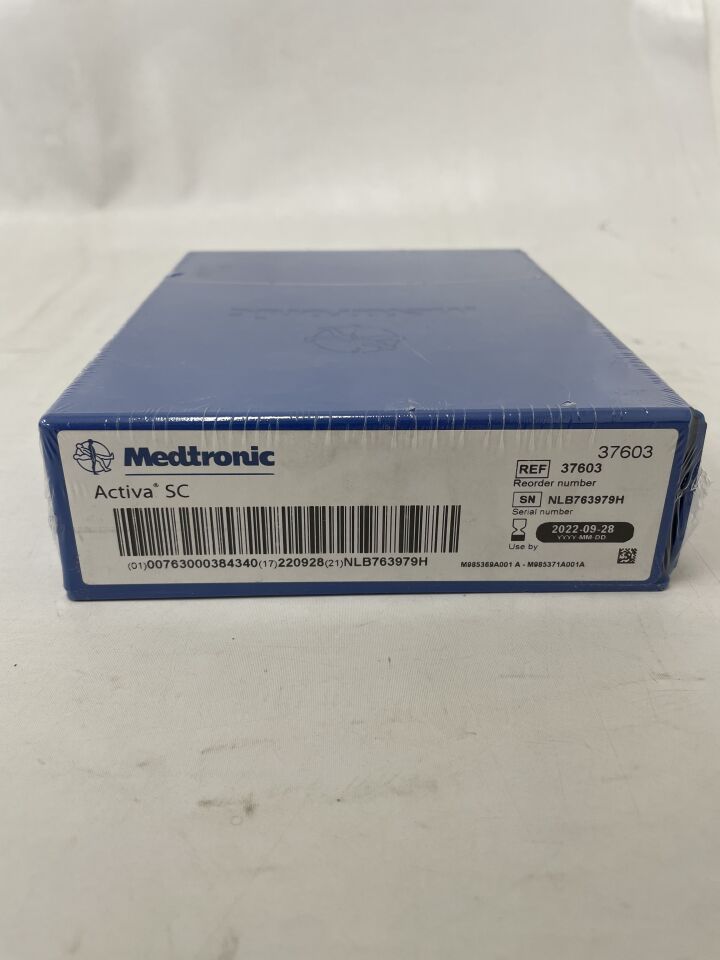 37603 - MEDTRONIC - Activa SC Deep Brain Stimulation Implantable Neurostimulator 2.8mm, (BX/1) - ( Expiry Date: 2022-09-28 )