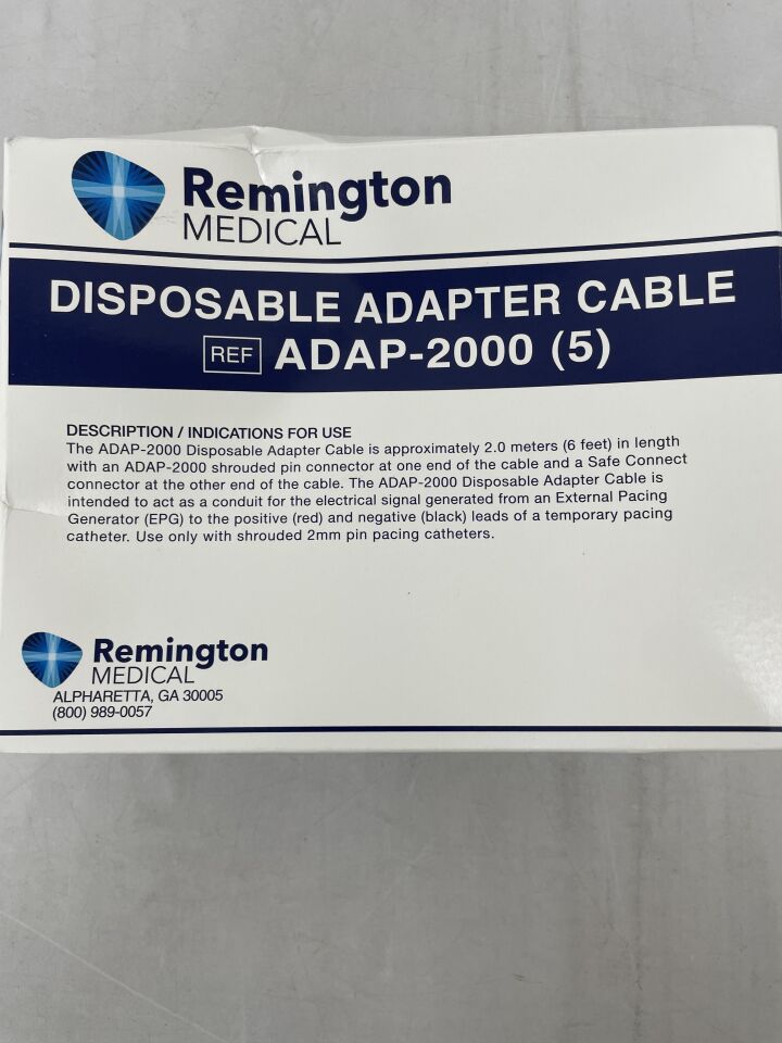 ADAP-2000 - REMINGTON - Pacing Cable w/Pac-Loc Safety Device, () - ( Expiry Date: 2022-07-15 )