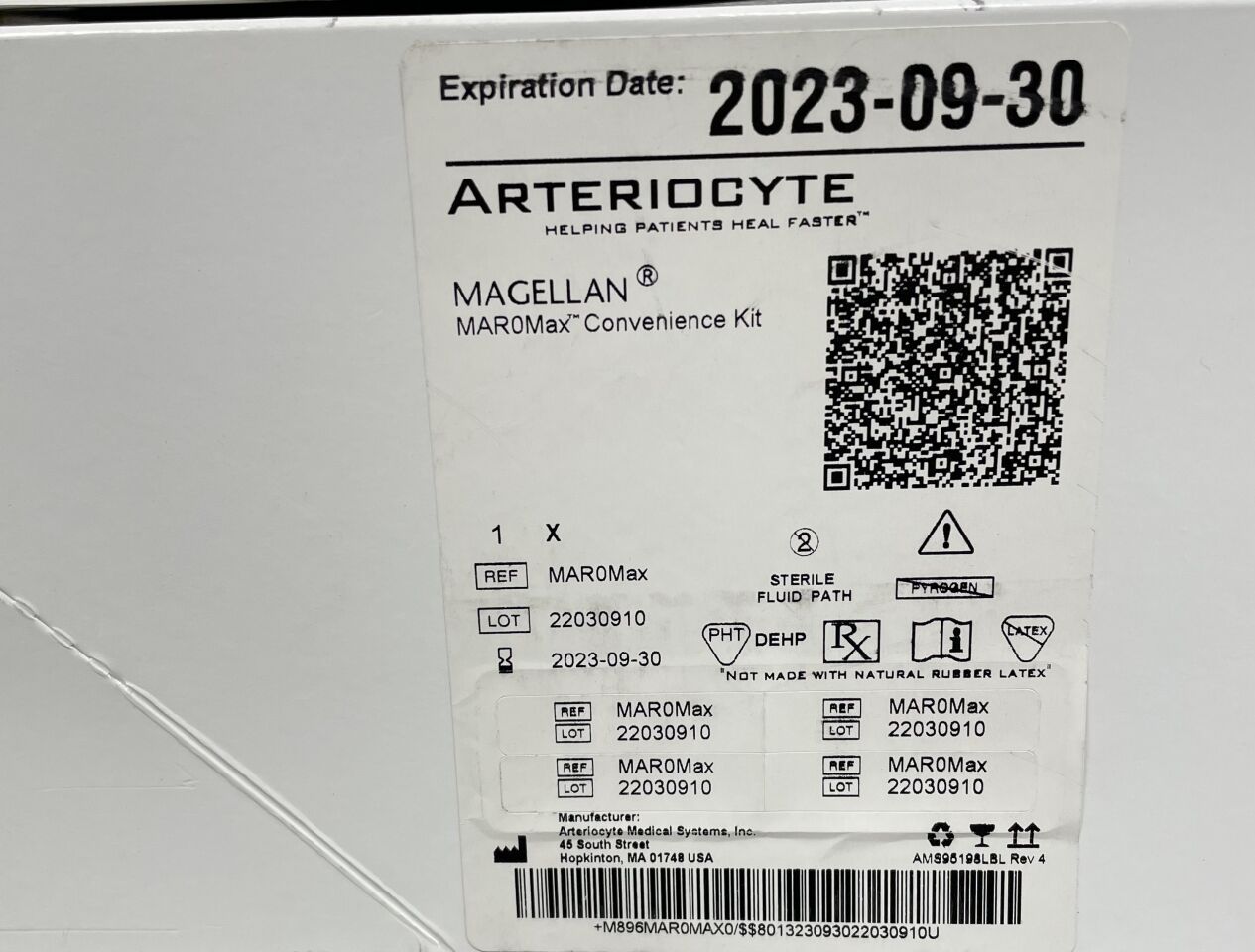 MAR0MAX - ARTERIOCYTE - MAGELLAN MAR0Max Convenience Kit, (BX/1) - ( Expiry Date: 2023-09-30 )