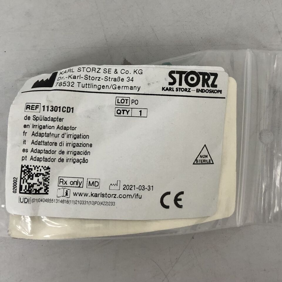 11301CD1 - STORZ - Irrigation Adaptor , ( EA ) - ( Expiry Date : 2099-01-01 )