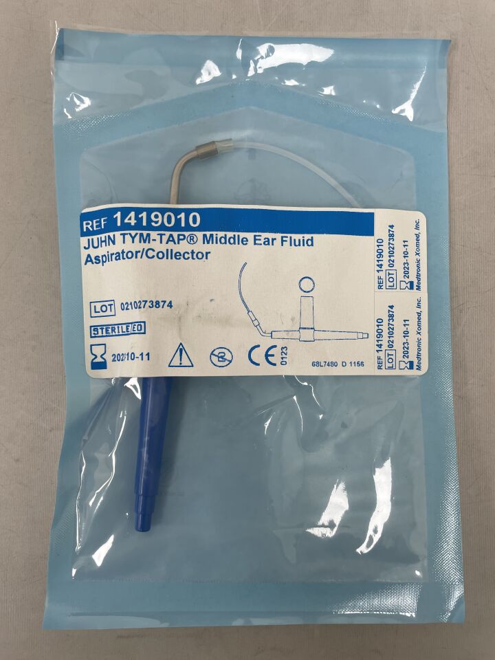 1419010 - MEDTRONIC - xomed juhn tym-tap middle ear fluid aspirator/collector, (EA) - ( Expiry Date: 2023-10-11 )