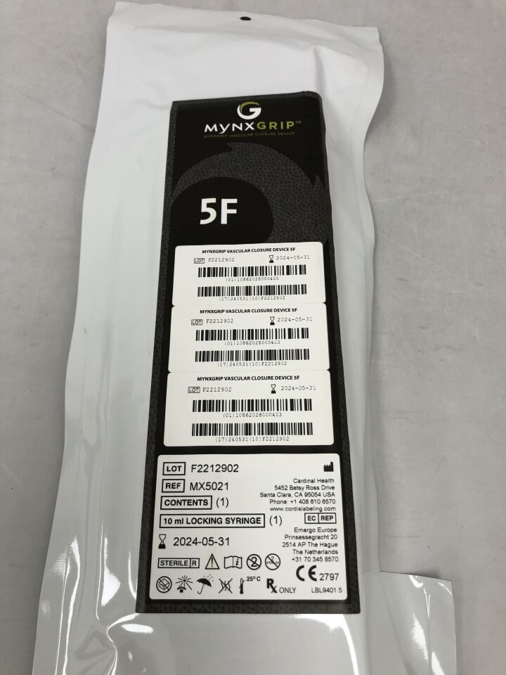 MX5021 - ACCESS - MynxGrip Vascular Closure Device, 5F, ()
