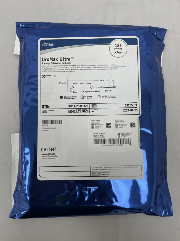 225102 - BOSTON SCIENTIFIC - UroMax Ultra Balloon Dilatation Catheter, 18F x 4cm, () - ( Expiry Date: 2024-04-25 )