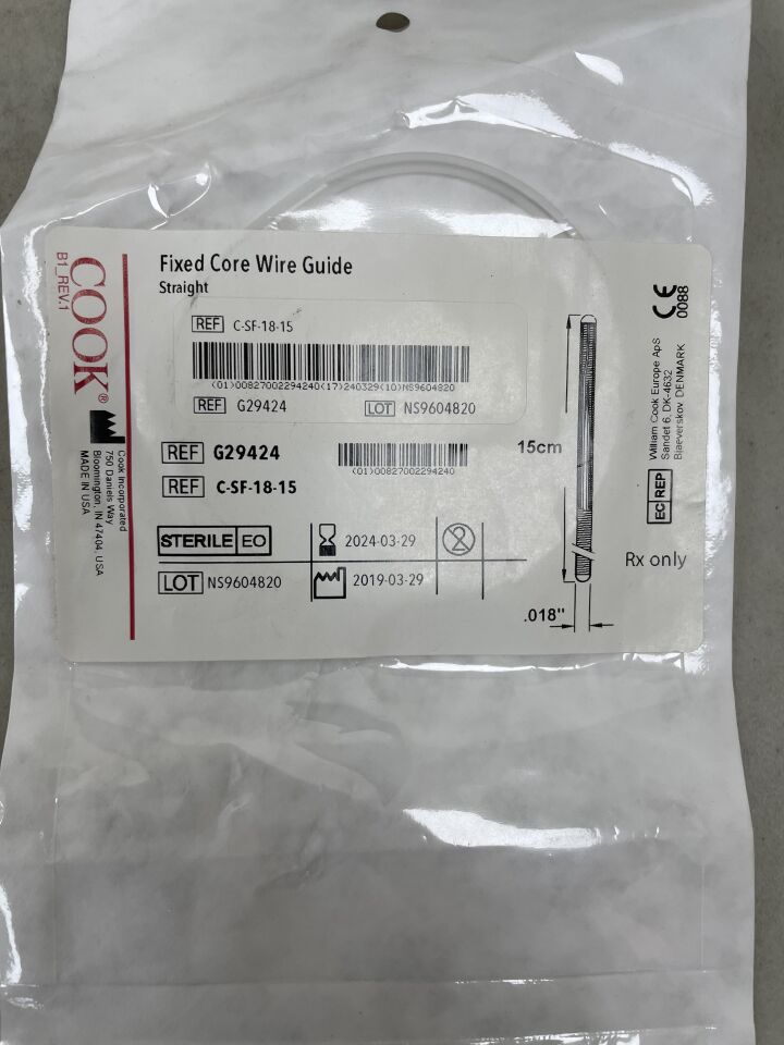 G29424 - COOK - Fixed-Core Wir, (EA) - ( Expiry Date: 2024-03-29 )