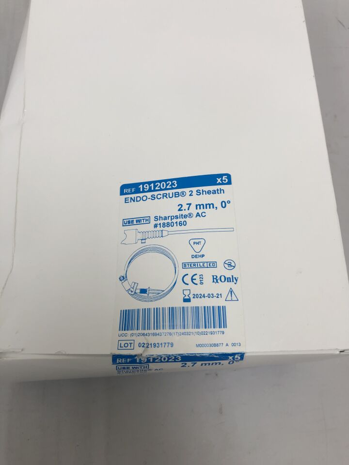 1912023 - MEDTRONIC - Endo-Scrub 2 Sheath, 2.7mm, (BX/5) - ( Expiry Date: 2024-03-21 )