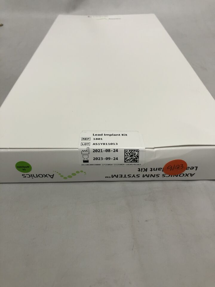 1801 - AXONICS - SNM Lead Implant Kit, (BX/1) - ( Expiry Date: 2023-09-24 )