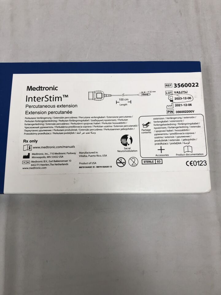 3560022 - MEDTRONIC - InterStim Percutaneous Extension, 100cm, () - ( Expiry Date: 2023-12-06 )