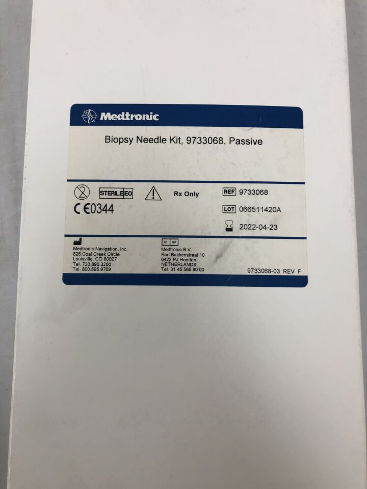 9733066 - MEDTRONIC - Biopsy Trajectory Guide Kit, Internal, () - ( Expiry Date: 2022-04-23 )