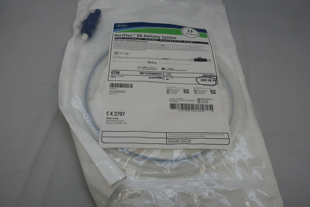 3506 - BOSTON SCIENTIFIC - NaviFlex RX Pancreatic Stent Delivery System 7Fr, (EA) - ( Expiry Date: 2024-06-10 )