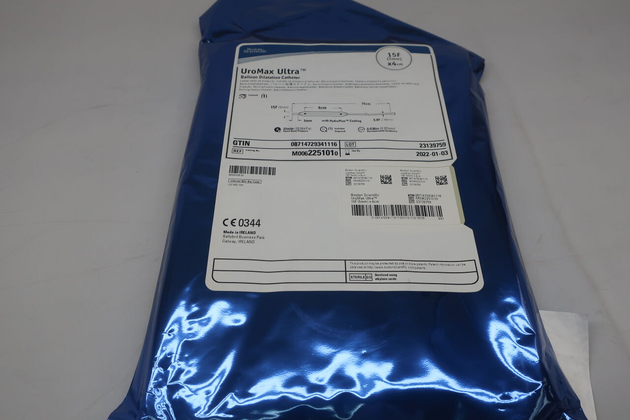 225101 - BOSTON SCIENTIFIC - UroMax Ultra Balloon Dilatation Catheter, 15F x 4cm, (EA) - ( Expiry Date: 2022-07-14 )