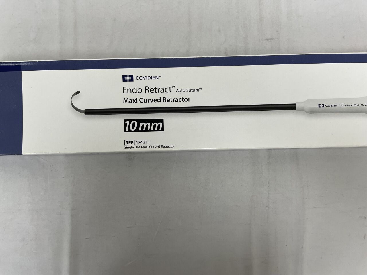 174311 - COVIDIEN - endo retract maxi curved retractor, 10mm., (BX/1) - ( Expiry Date: 2022-06-30 )