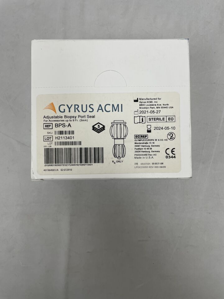 BPS-A - GYRUS ACMI - Adjustable Biopsy Port Seal (up to 9F), () - ( Expiry Date: 2024-05-10 )