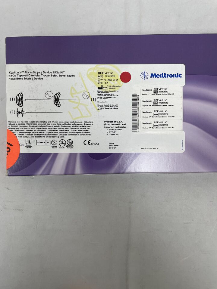 VPB13D - MEDTRONIC - Kyphon V Premium Bone Biopsy Device Kit 15G, (BX/1) - ( Expiry Date: 2023-03-05 )