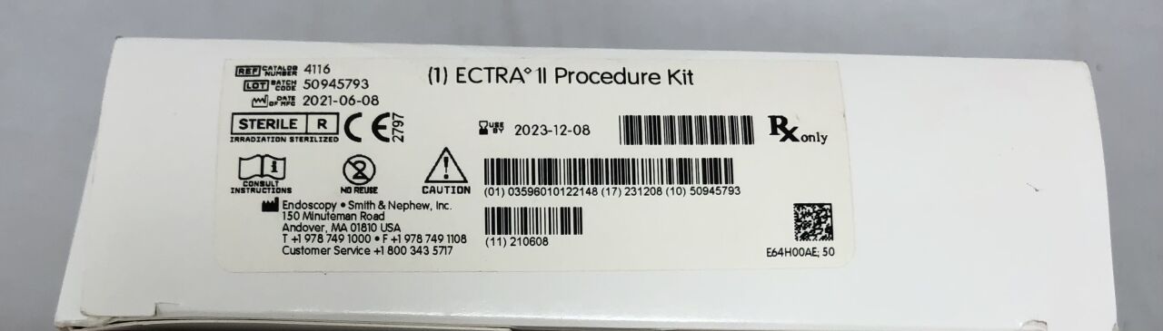 4116 - SMITH & NEPHEW - Endoscopic Carpal Ligament Release Procedure Kit, (BX/1) - ( Expiry Date: 2023-12-08 )