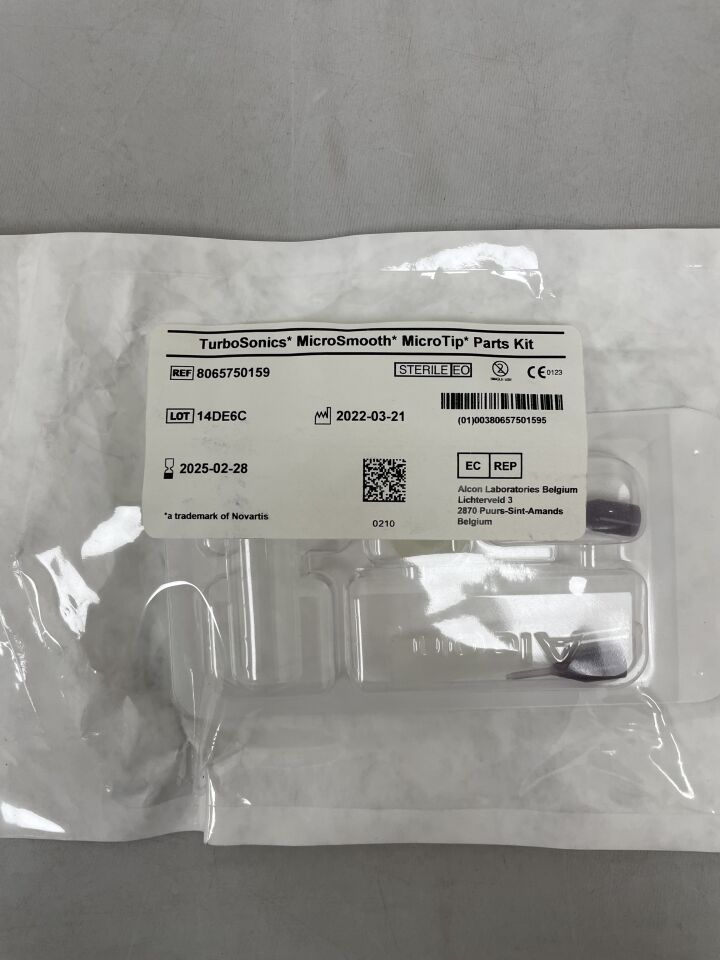 8065750159 - ALCON LABORATORIES - TurboSonics Microsmooth MicroTip Parts Kit, (EA) - ( Expiry Date: 2025-02-28 )