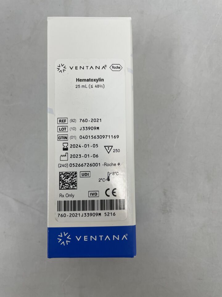 760-2021 - VENTANA - Hematoxylin, 25mL, (BX/1) - ( Expiry Date: 2024-01-05 )