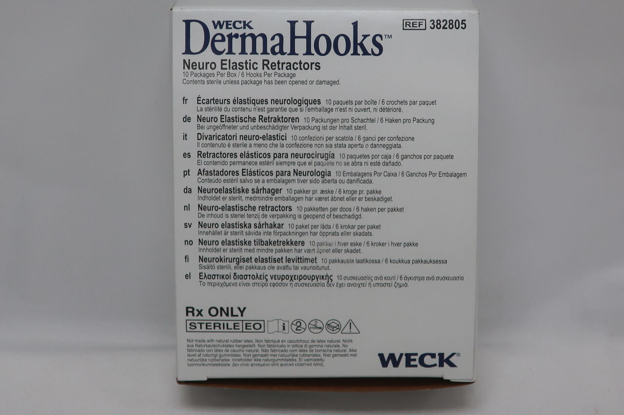 382805 - TELEFLEX - Dermahook Fish Hook Neuro Elastic Retractors, 1/2 in. Hook, (EA) - ( Expiry Date: 2024-08-14 )