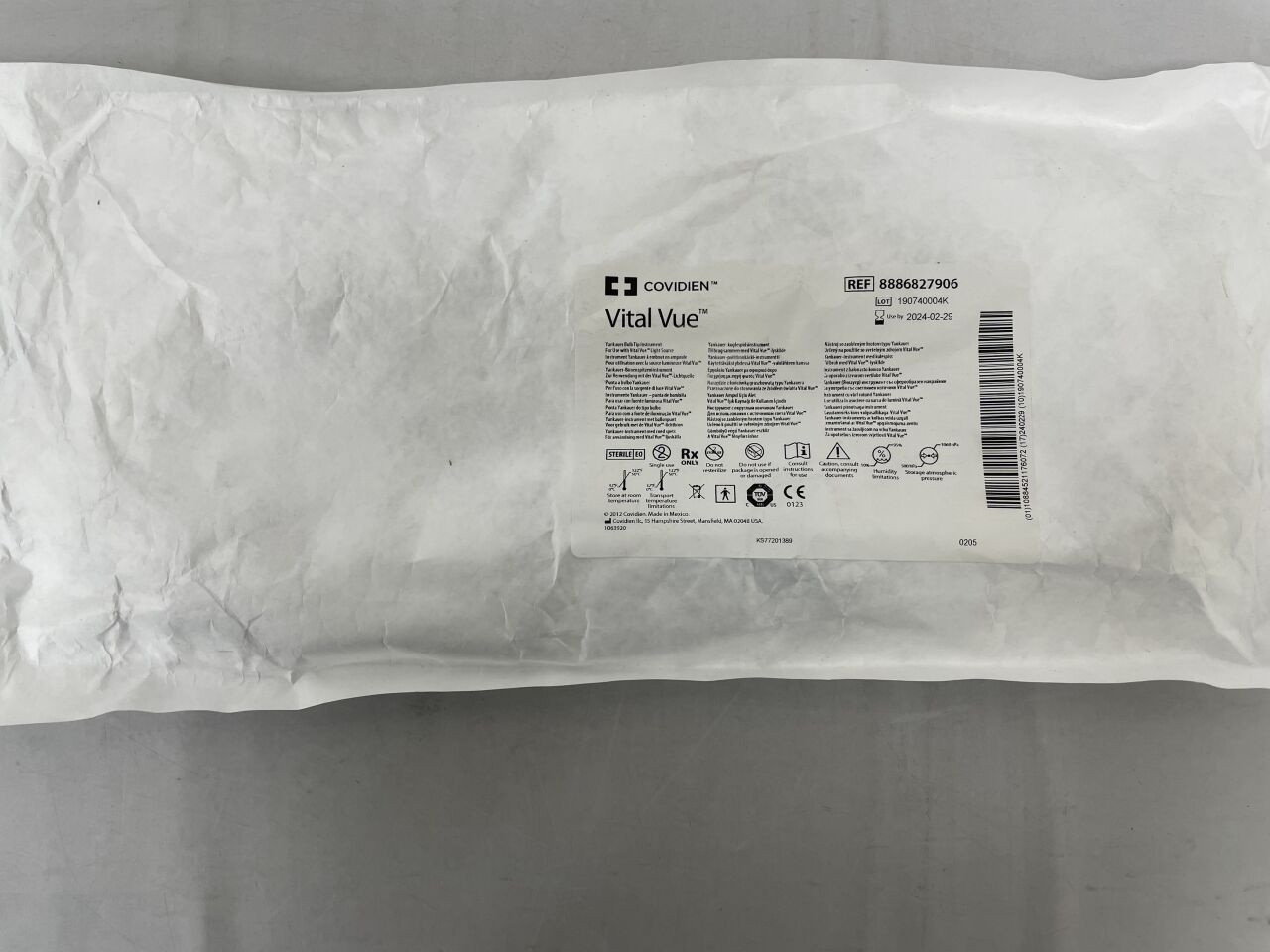 8886827906 - COVIDIEN - vital-vue yankauer bulb tip, (EA) - ( Expiry Date: 2024-02-29 )