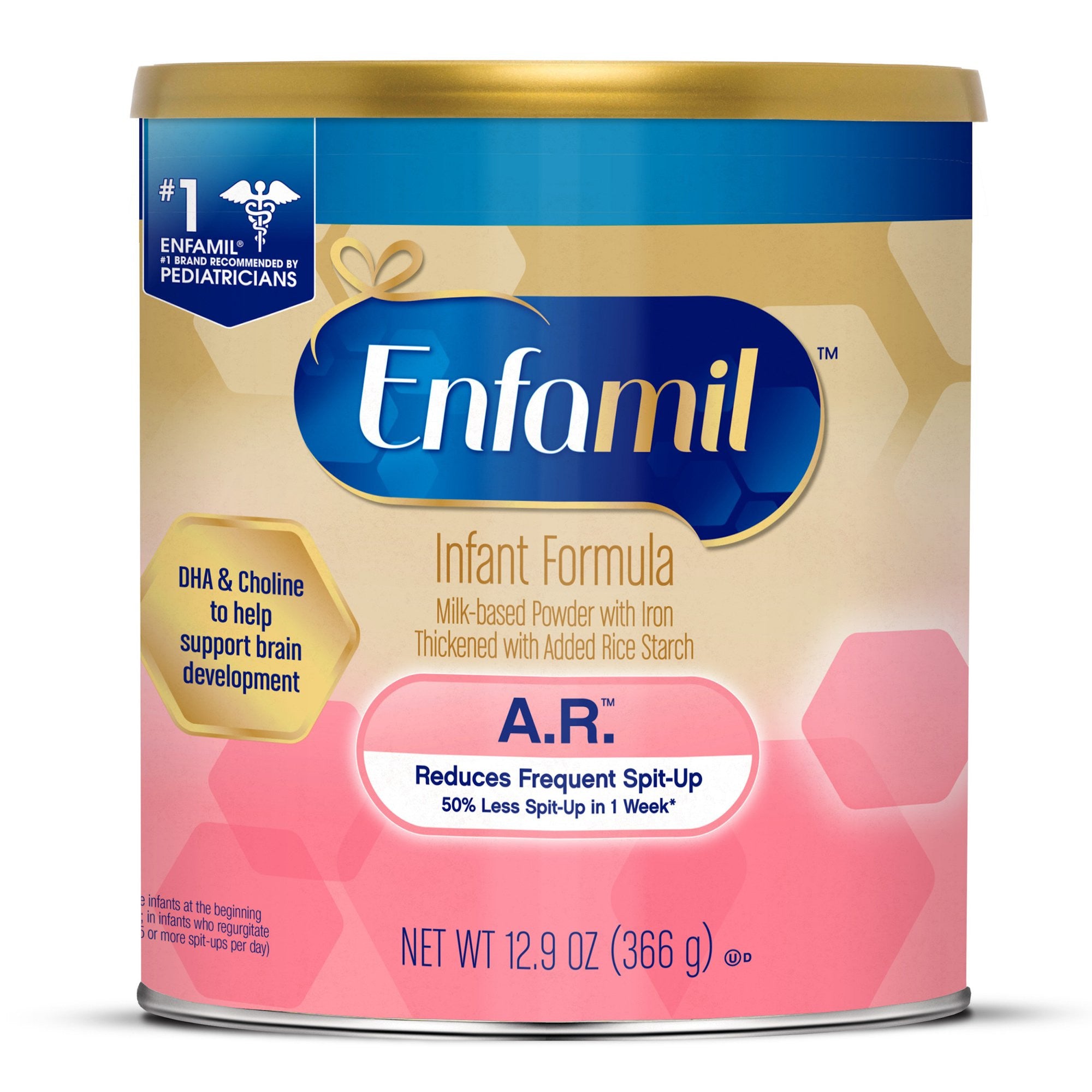510080 - Enfamil - Infant Formula Enfamil A.R. Unflavored 12.9 oz. Can Powder Added Rice Spit Up 020102 Case of 6, (CS)