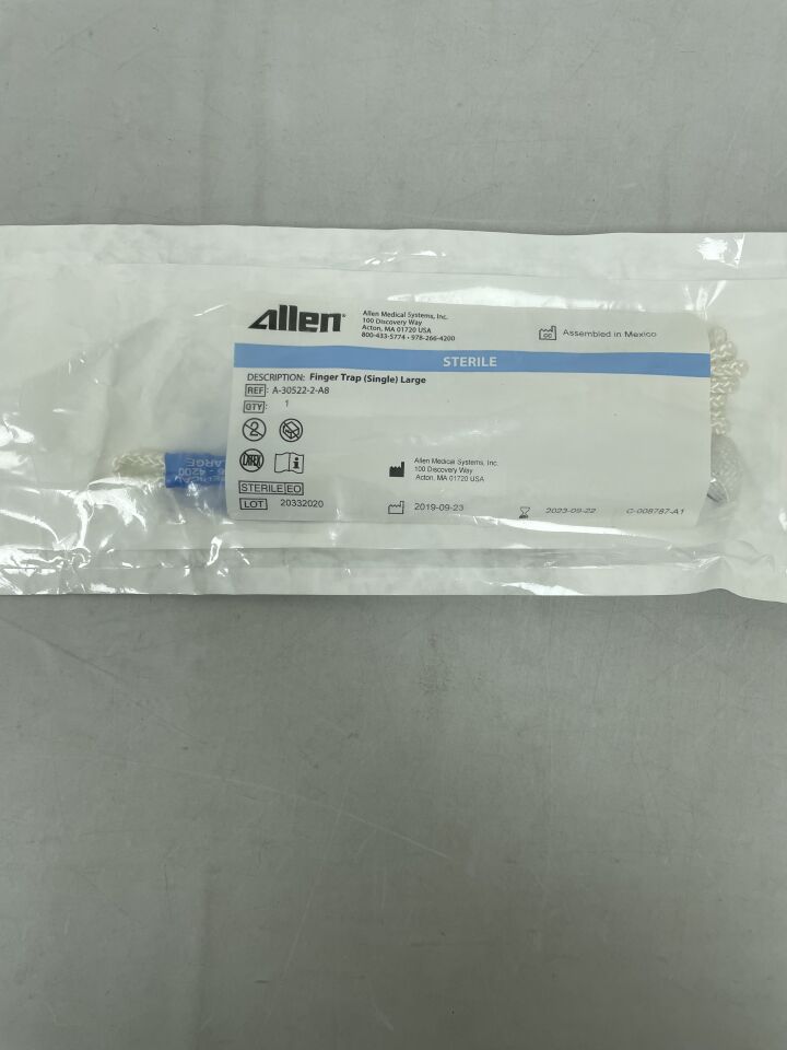 A-30522-2-A8 - ALLEN - Finger Trap Single Large, (EA) - ( Expiry Date: 2023-09-22 )