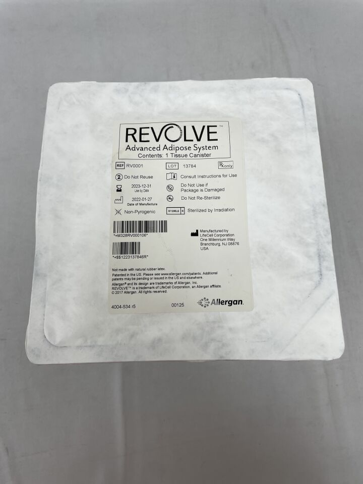RV0001 - ALLERGAN - Revolve Advanced Adipose System, Tissue Canister, (EA) - ( Expiry Date: 2023-12-31 )