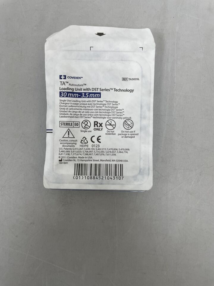 TAL3035L - COVIDIEN - ta loading unit with dst series technology, 30mm - 3.5mm, (EA) - ( Expiry Date: 2024-11-11 )