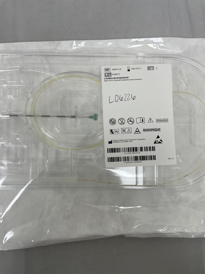 626631US - INTEGRA - microsensor basic kit for subdural/intraparenchymal procedure -, (EA) - ( Expiry Date: 2024-05-31 )