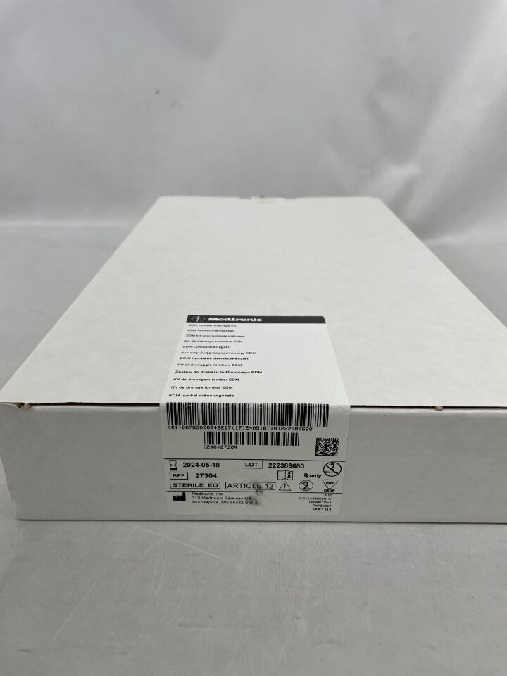 27304 - MEDTRONIC - EDM Lumbar Drainage Kit: Closed Tip, (BX/1) - ( Expiry Date: 2024-05-18 )