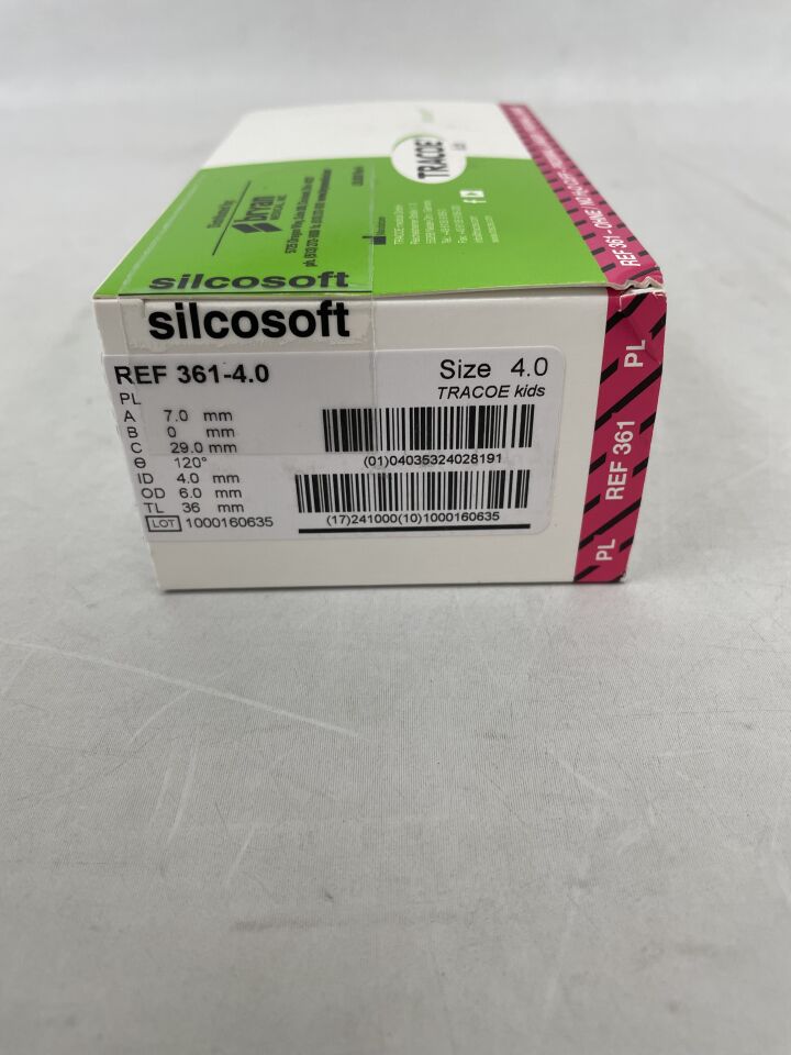 361-4.0 - TRACOE - silosoft proximl lngr uncuff sil 4.0x36mm, () - ( Expiry Date: 2024-10-31 )