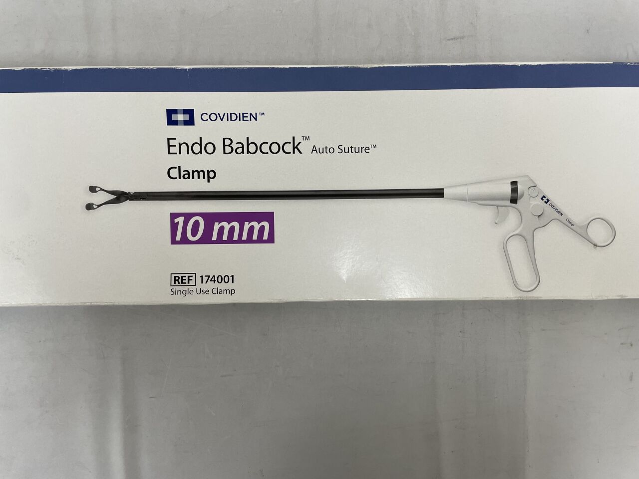 174001 - COVIDIEN - 10mm Endo Babcock Clamp, (BX/1) - ( Expiry Date: 2024-10-31 )