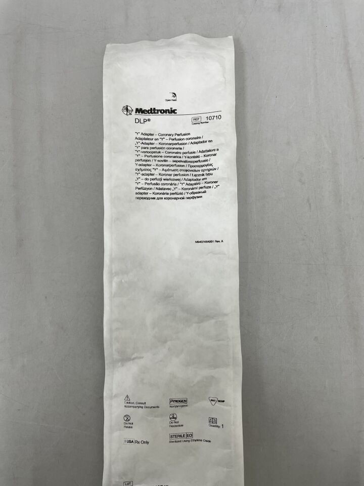 10710 - MEDTRONIC - DLP Y Adapter, Coronary Perfusion, (EA) - ( Expiry Date: 2022-01-31 )